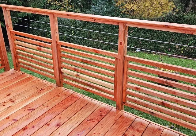 terrasse en bois de pin