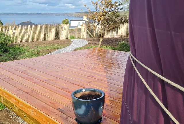 terrasse en bois de pin